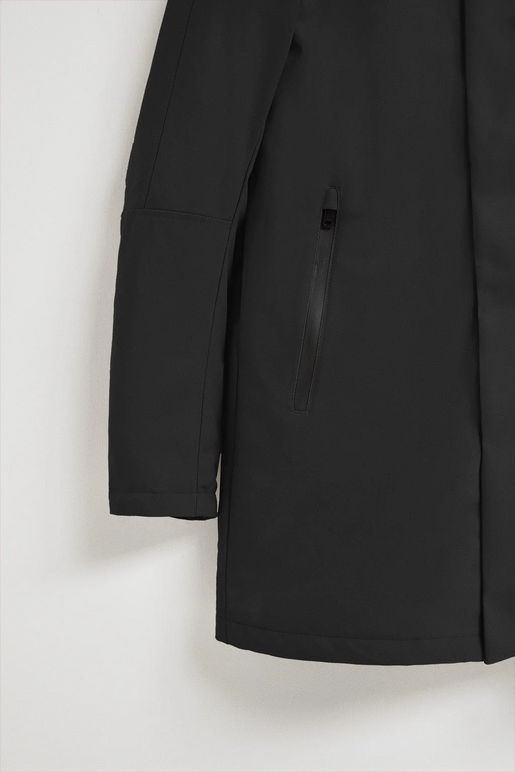 Abrigo Mackey negro de capucha fija y detalles Polo Club - Image 12