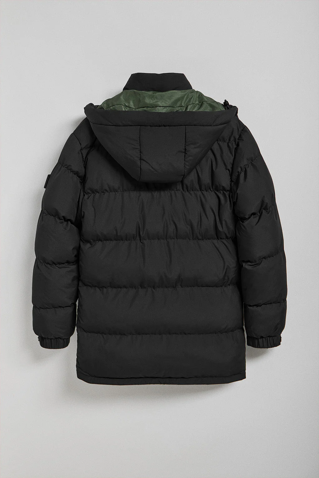 Chaqueta negra Midtown de capucha desmontable y detalles Polo Club - Image 13