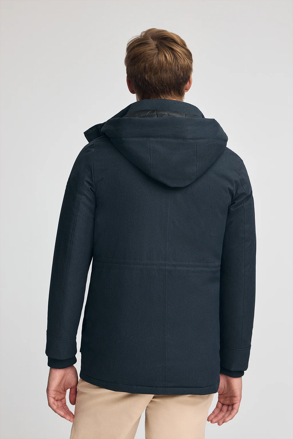 Parka Mitte azul marino con logo Polo Club - Image 4