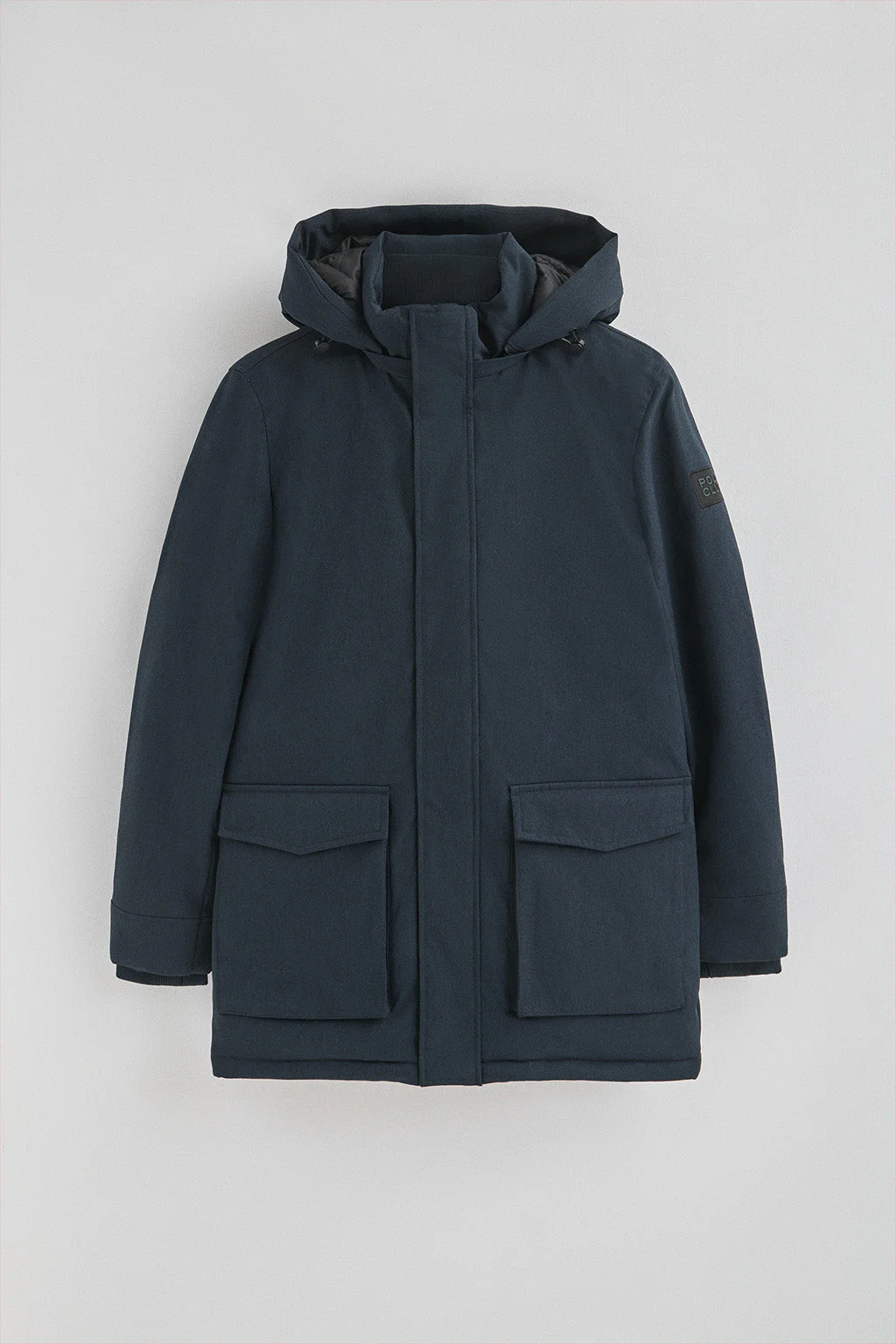 Parka Mitte azul marino con logo Polo Club - Image 5