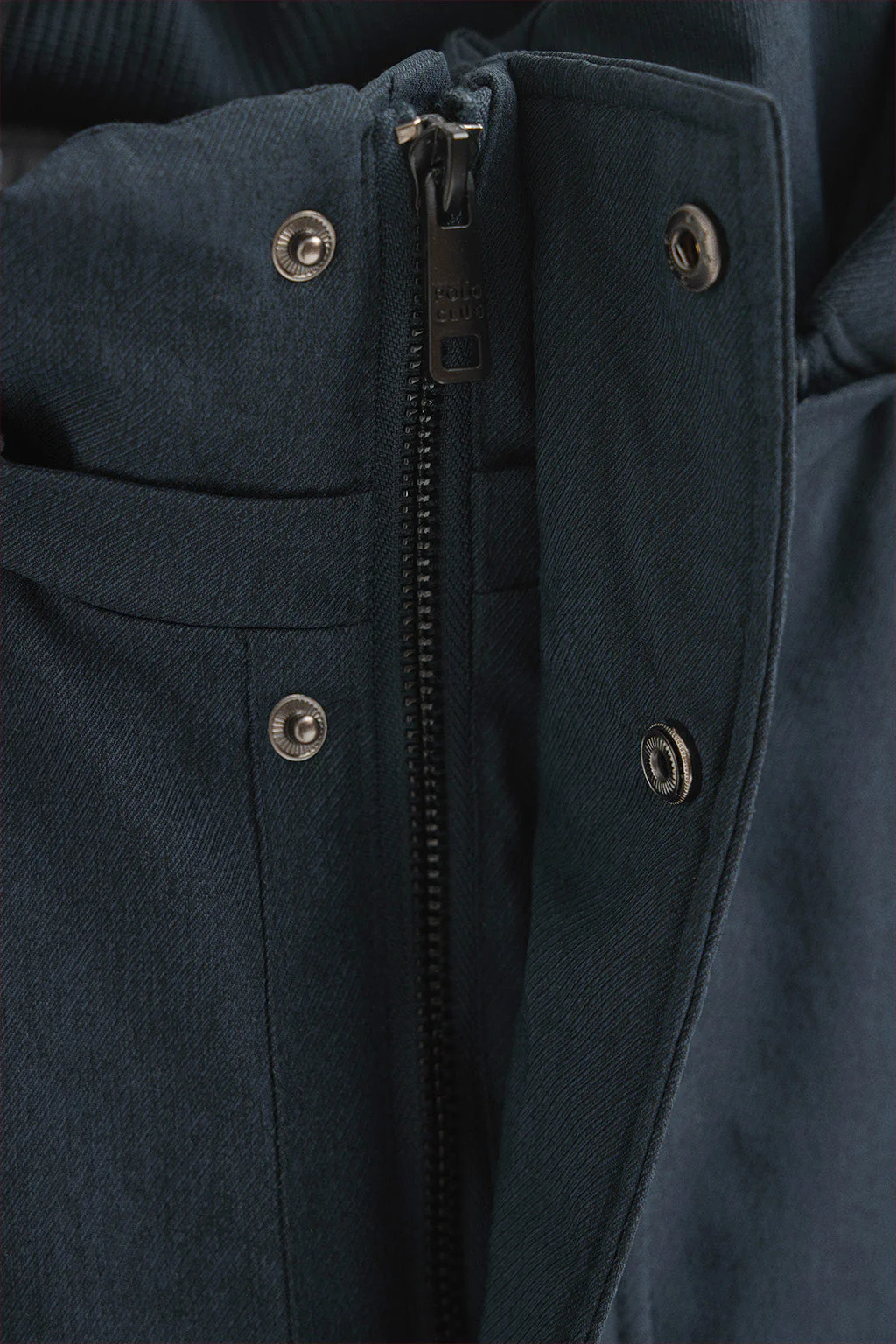 Parka Mitte azul marino con logo Polo Club - Image 6