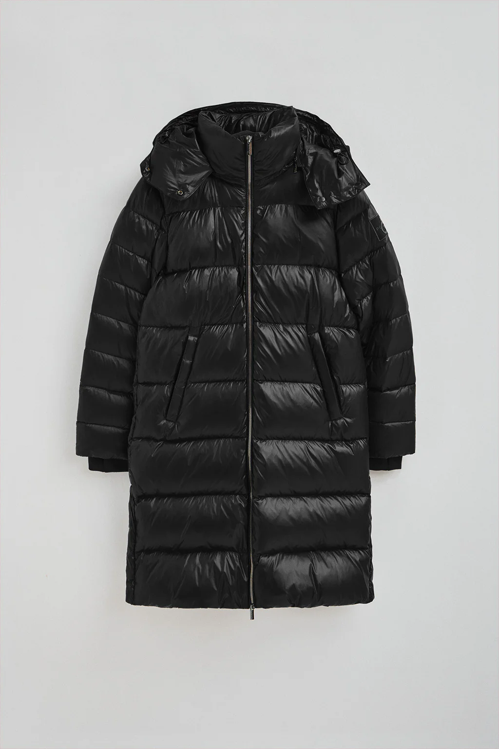 Chaqueta de plumas Olena negra con logo Polo Club - Image 9