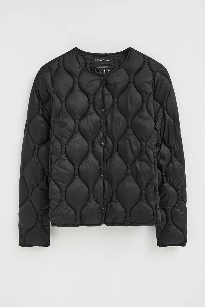 Chaqueta ultraligera Paloma negra con logo Polo Club - Image 6