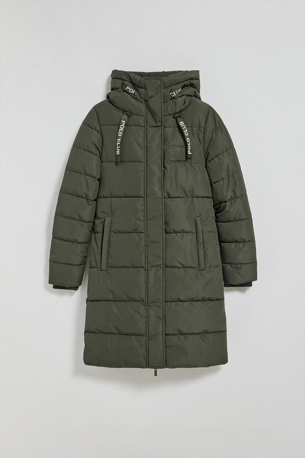 Abrigo Polar verde con capucha fija y detalles Polo Club - Image 9
