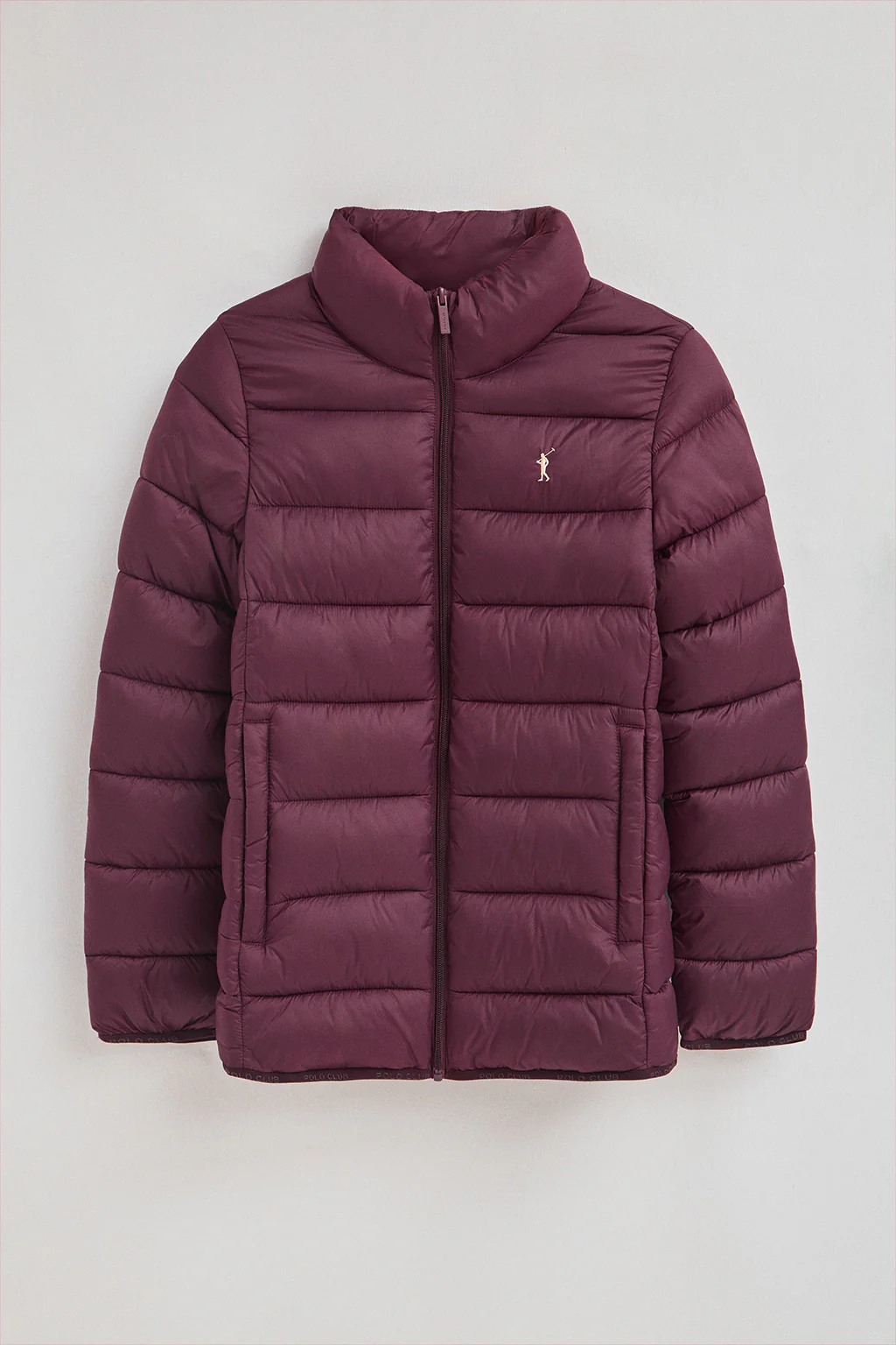 Chaqueta Salma Embroidery color borgoña con logo Rigby Go - Image 5