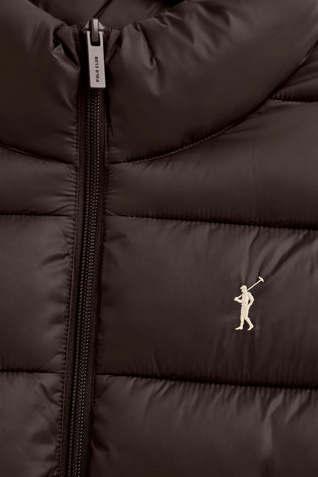Chaqueta Salma Embroidery color chocolate con logo Rigby Go - Image 6