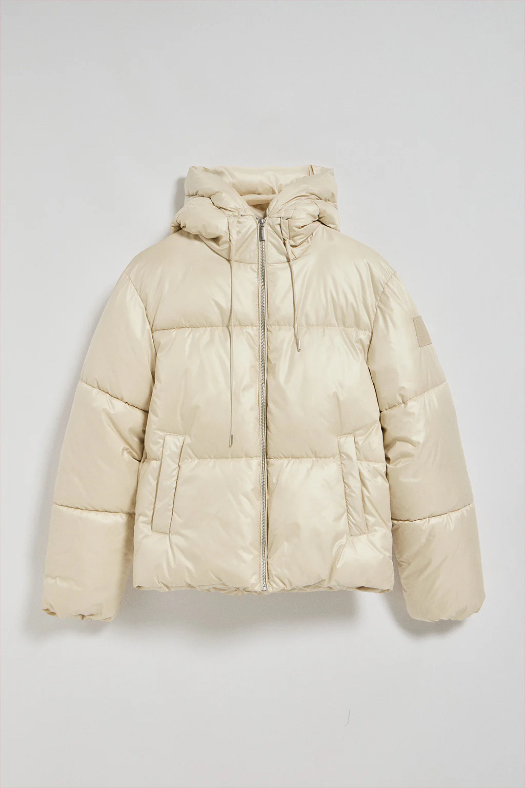 Chaqueta beige corta acolchada Sidney con detalles Polo Club - Image 8