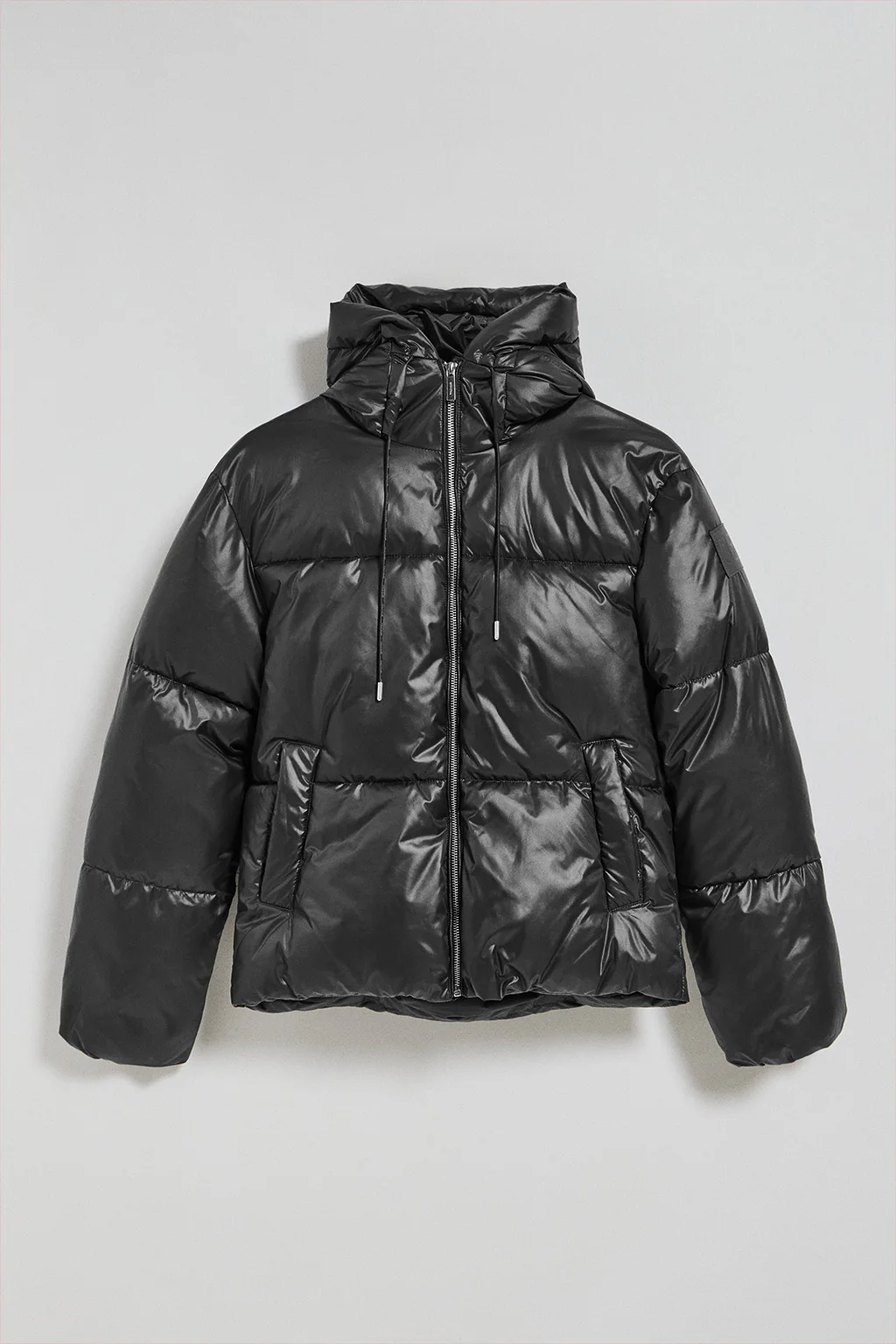 Chaqueta negra corta acolchada Sidney con detalles Polo Club - Image 5