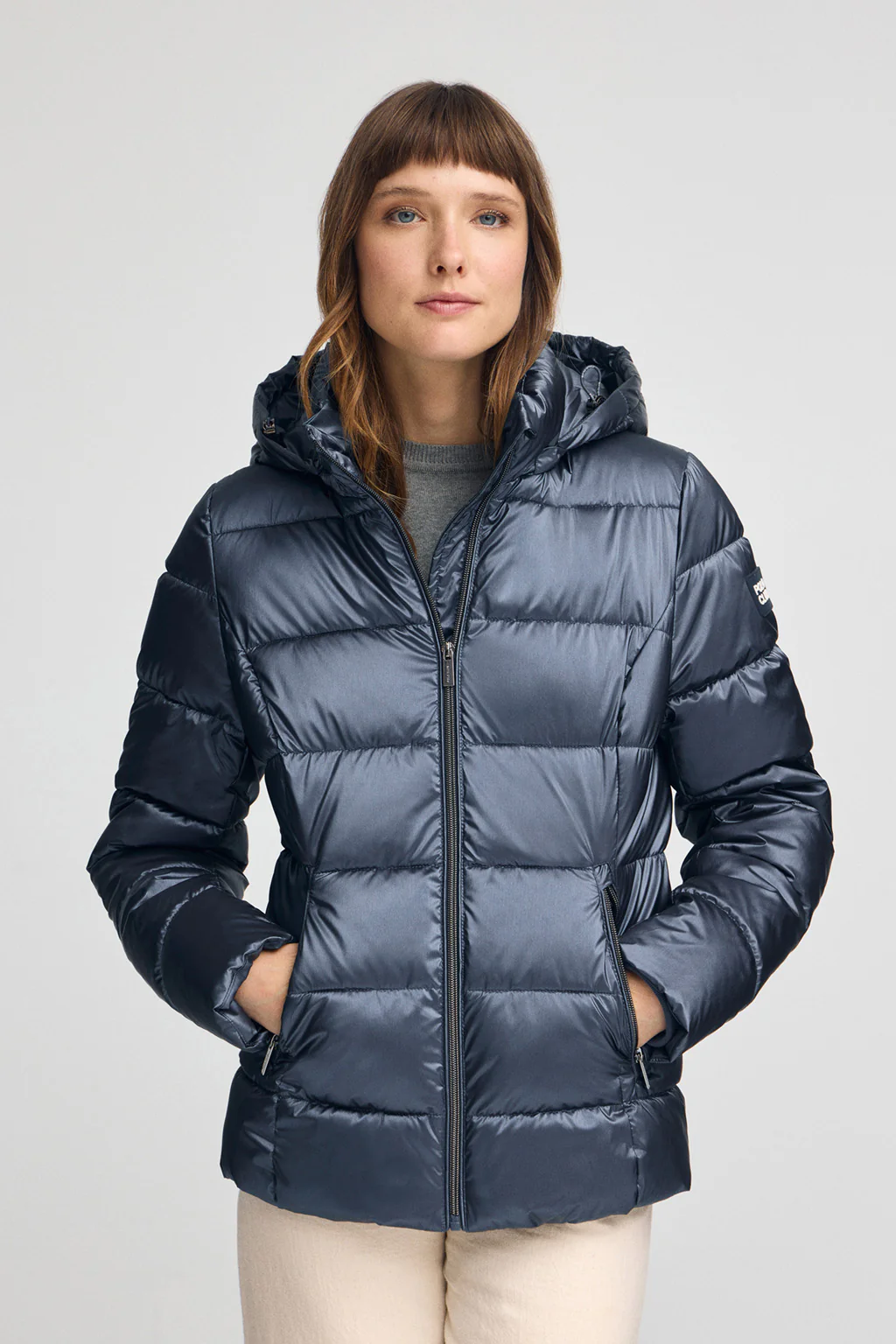 Chaqueta Silvon azul con logo Polo Club - Image 2