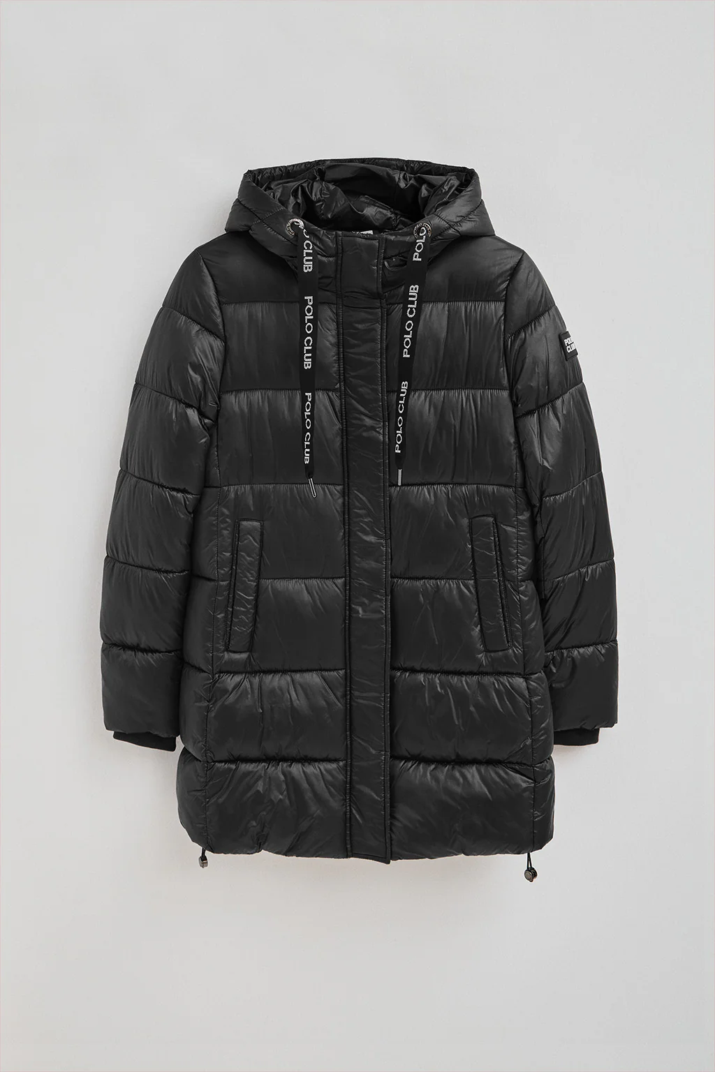 Abrigo Silvon negro con logo Polo Club - Image 10