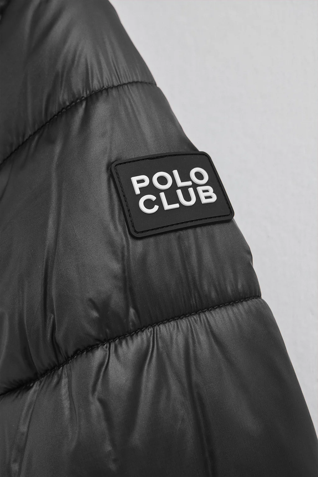 Abrigo Silvon negro con logo Polo Club - Image 8