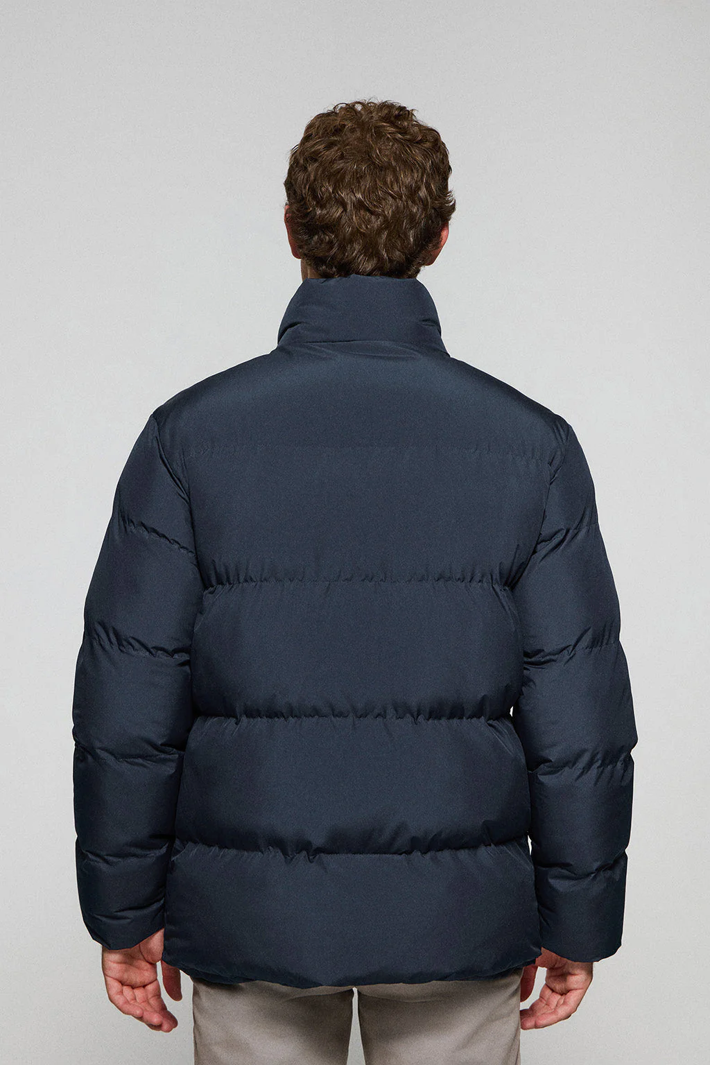 Chaqueta azul marino Slope acolchada con detalles Polo Club - Image 8