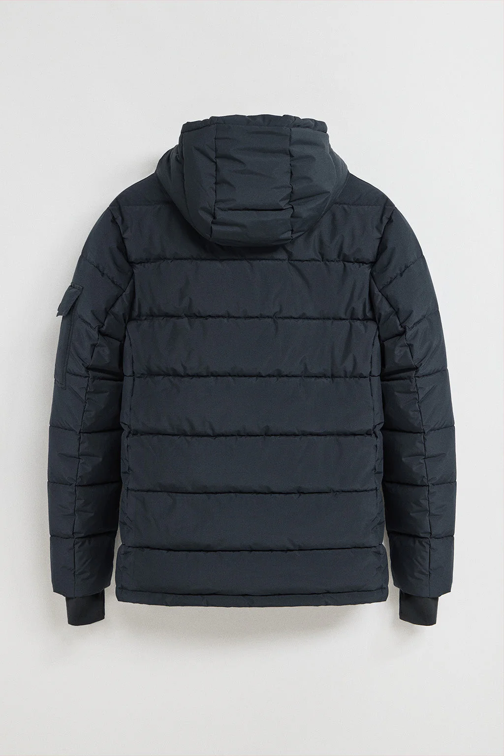 Chaqueta St Moritz azul marino acolchada de capucha fija y detalles Polo Club - Image 13
