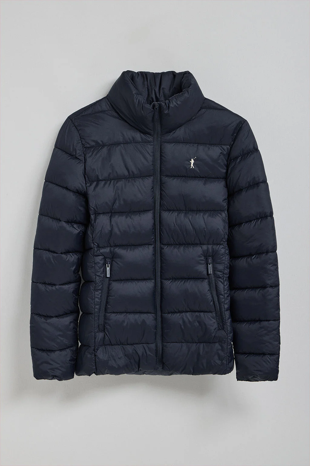 Chaqueta ultralight Susanne azul marino con bordado Rigby Go - Image 10