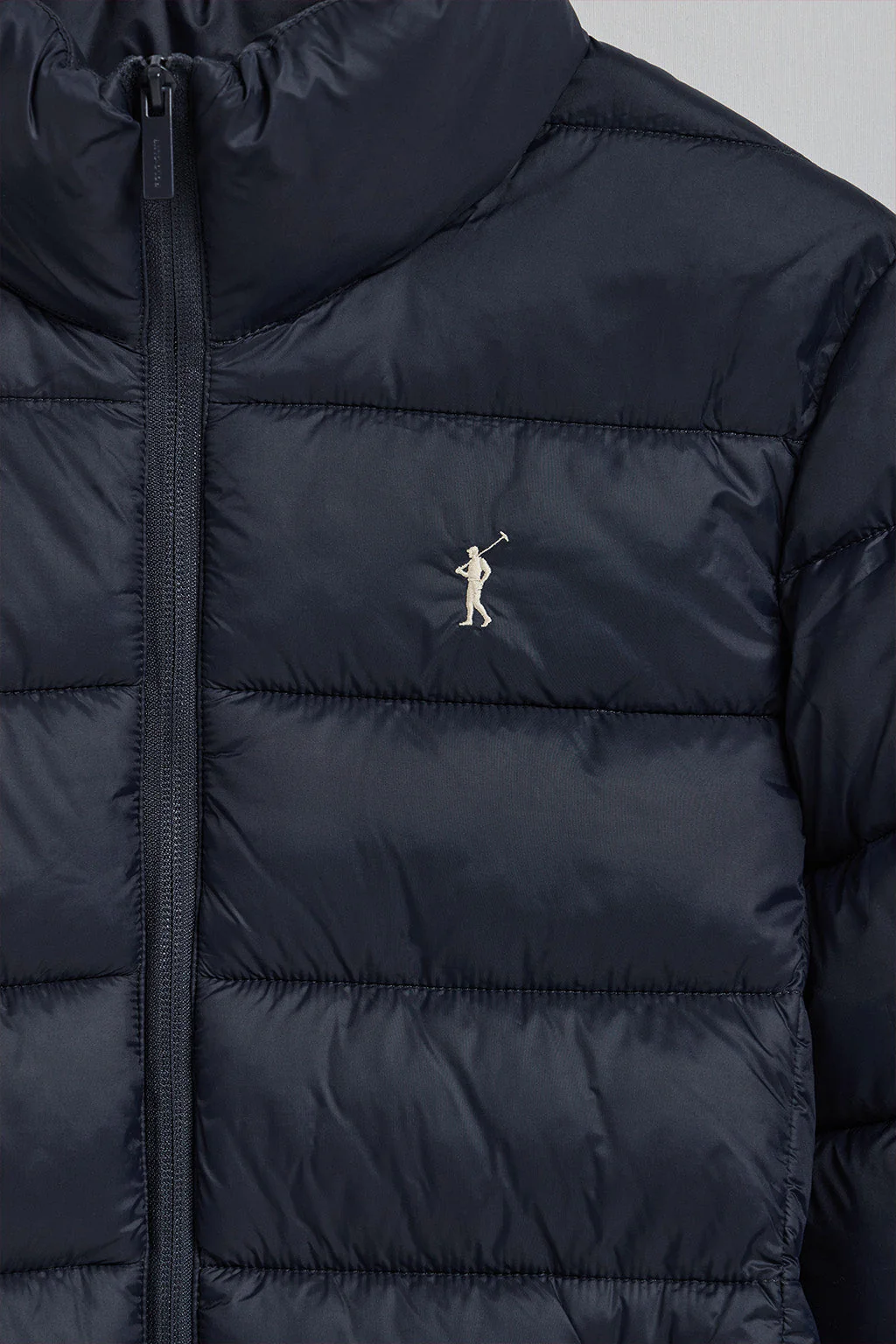 Chaqueta ultralight Susanne azul marino con bordado Rigby Go - Image 6