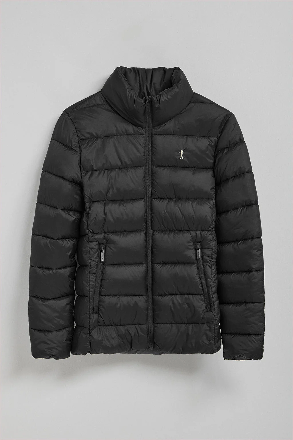 Chaqueta ultralight Susanne negra con bordado Rigby Go - Image 5