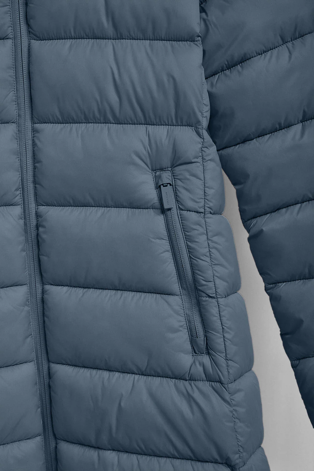 Abrigo Suzette ultralight azul denim con parche Rigby Go - Image 7