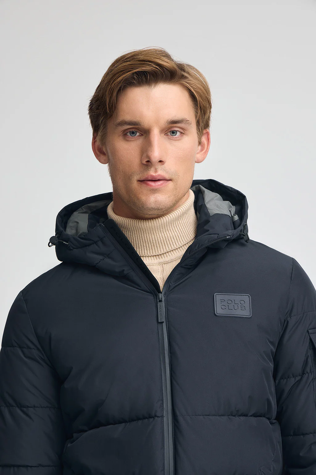 Chaqueta Val Thorens azul marino con logo Polo Club - Image 3