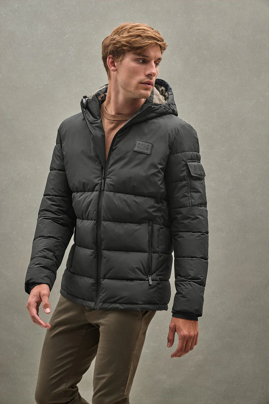 Chaqueta Val Thorens negro con logo Polo Club - Image 3