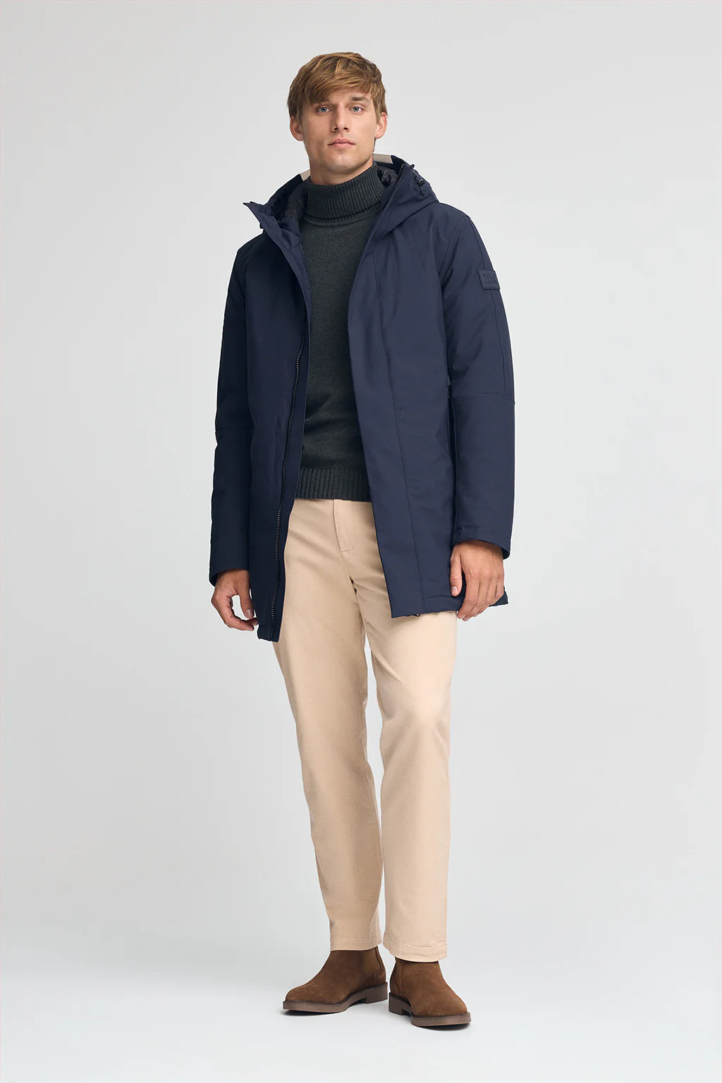 Chaqueta Voguel azul marino con logo Polo Club - Image 3