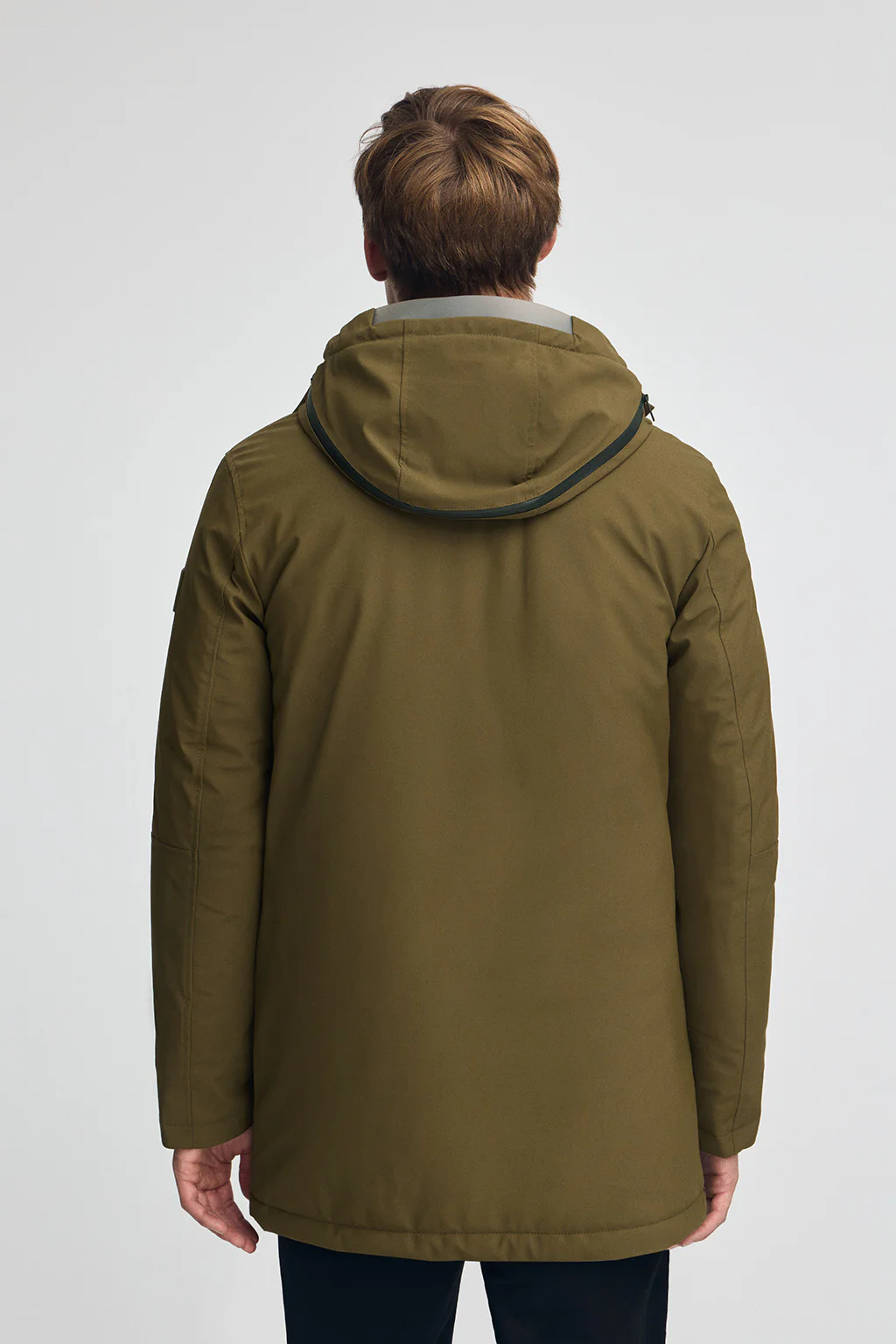 Chaqueta Voguel caqui oscuro con logo Polo Club - Image 6