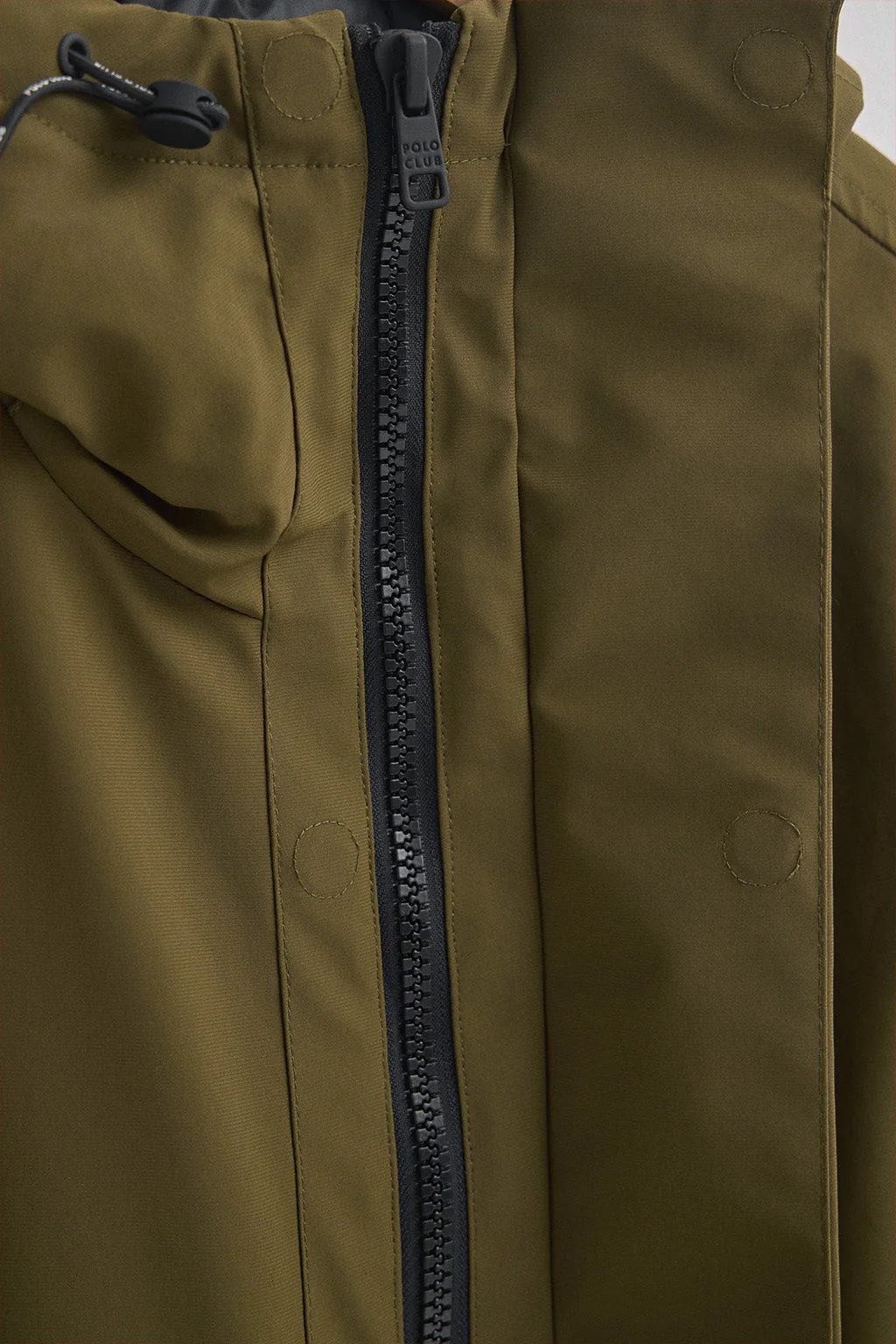 Chaqueta Voguel caqui oscuro con logo Polo Club - Image 8
