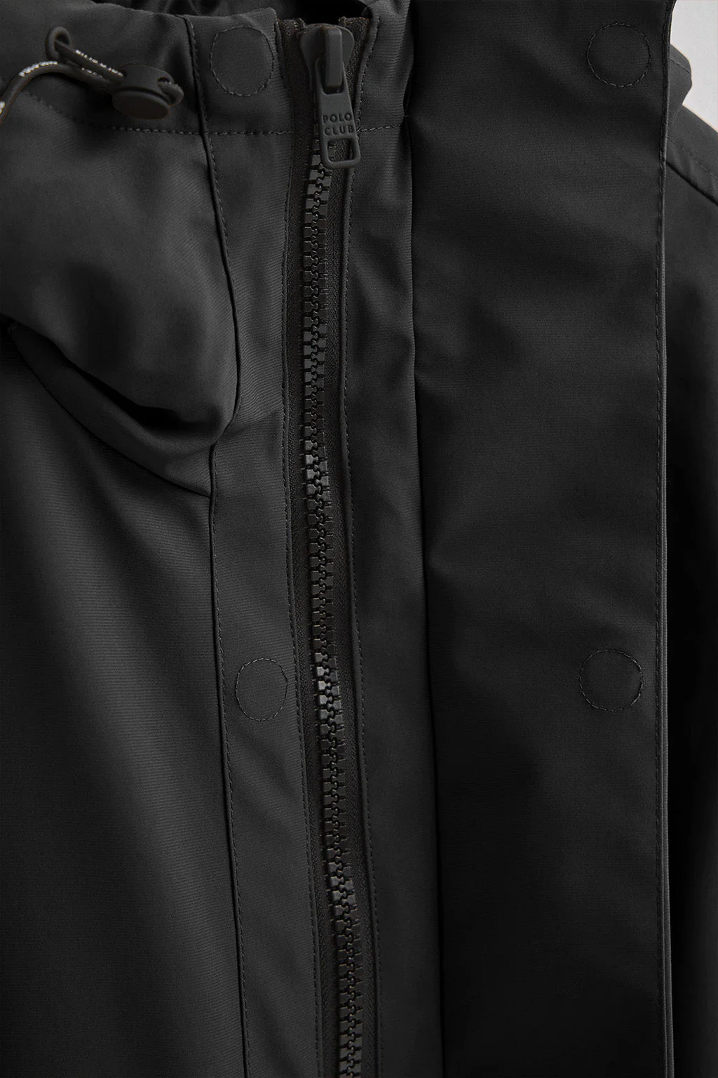 Chaqueta Voguel negra con logo Polo Club - Image 8