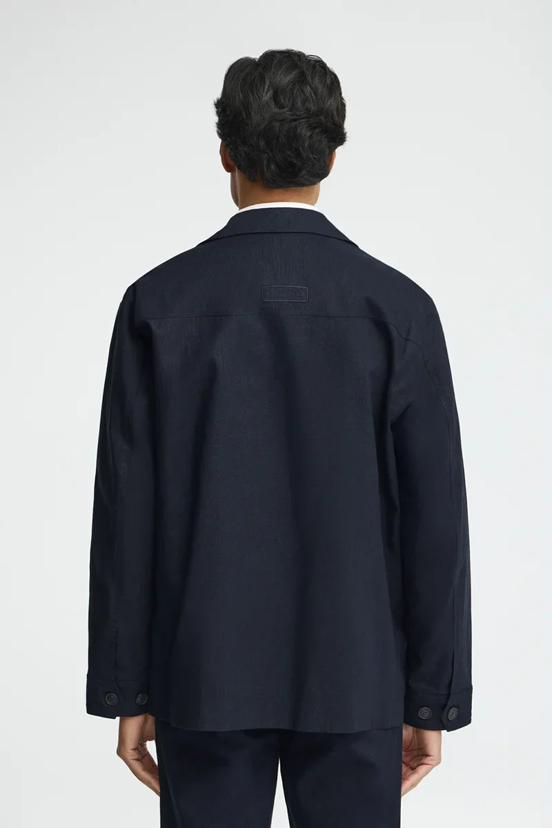 Chaqueta Wayne de cotolino azul marino Polo Club - Image 6