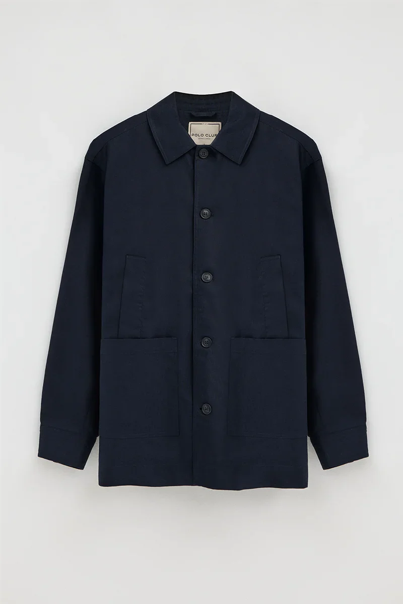 Chaqueta Wayne de cotolino azul marino Polo Club - Image 7