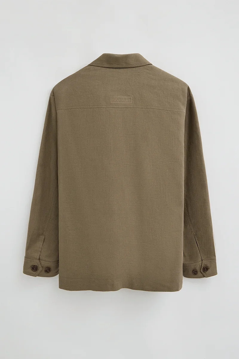 Chaqueta Wayne de cotolino caqui Polo Club - Image 11