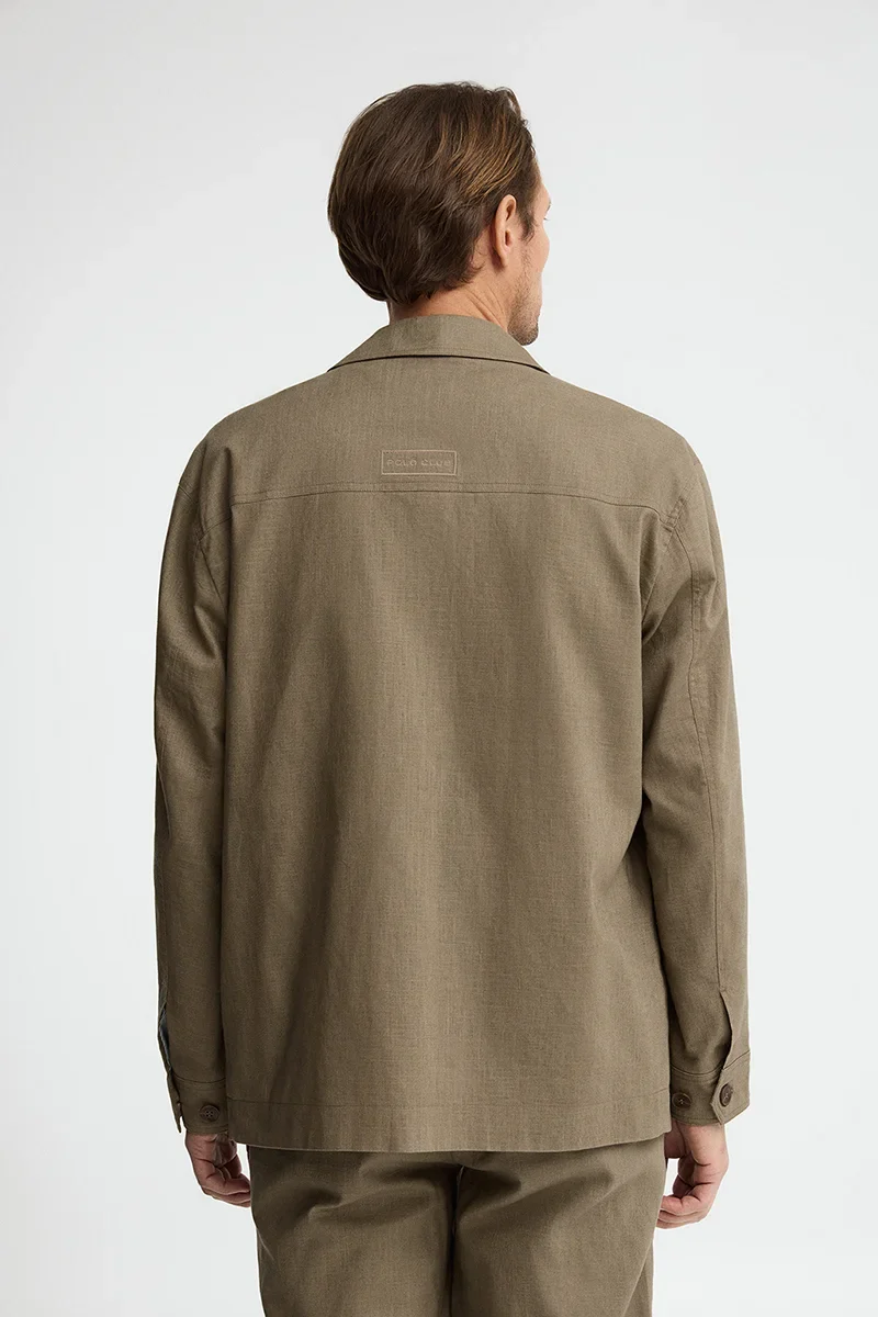 Chaqueta Wayne de cotolino caqui Polo Club - Image 6