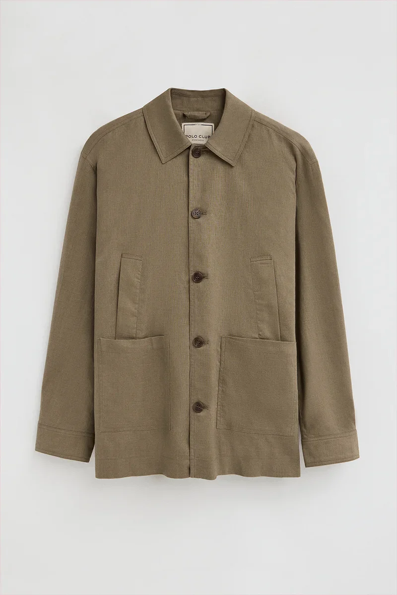 Chaqueta Wayne de cotolino caqui Polo Club - Image 7