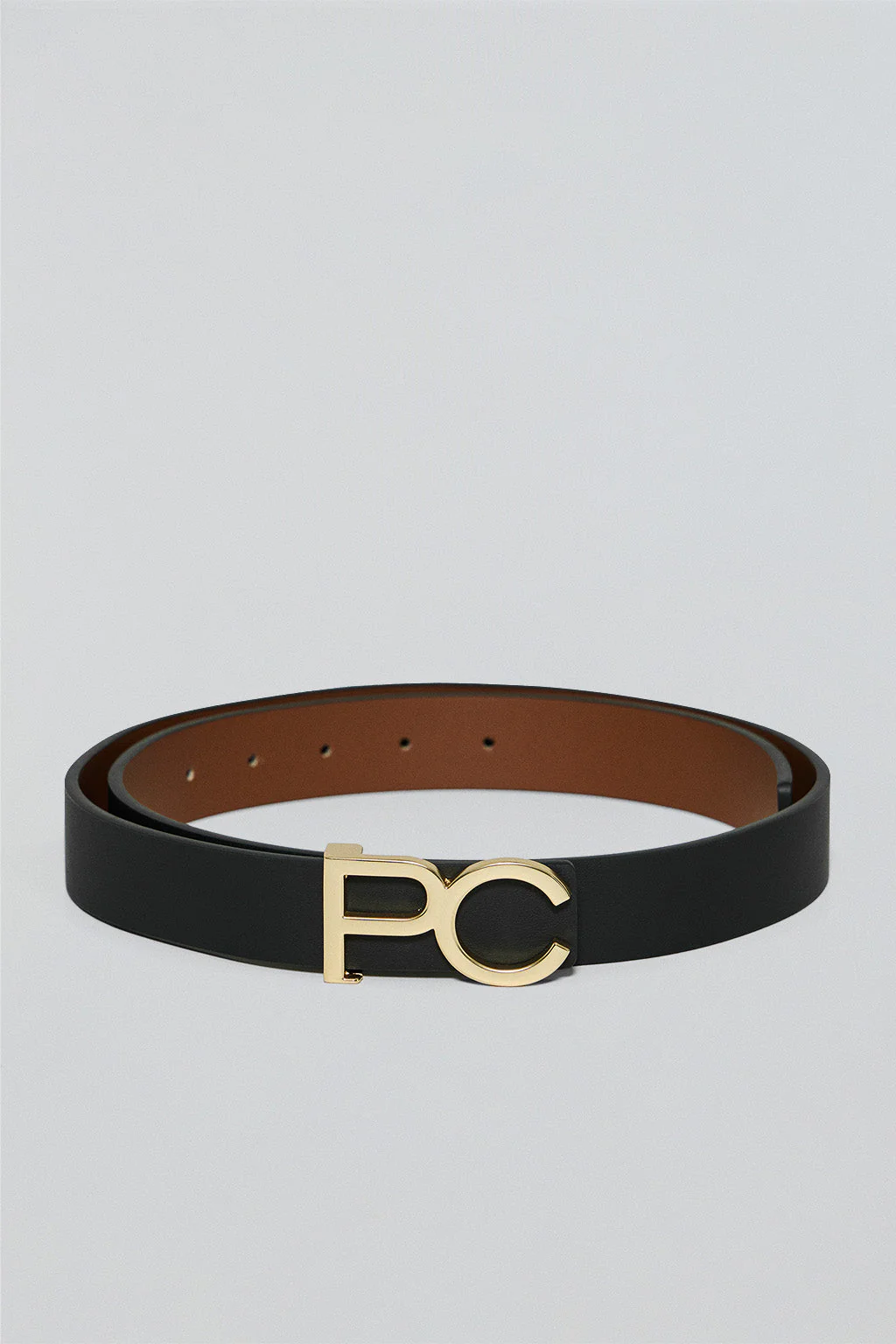 Cinturón Blair reversible negro y marrón con hebilla PC - Image 6