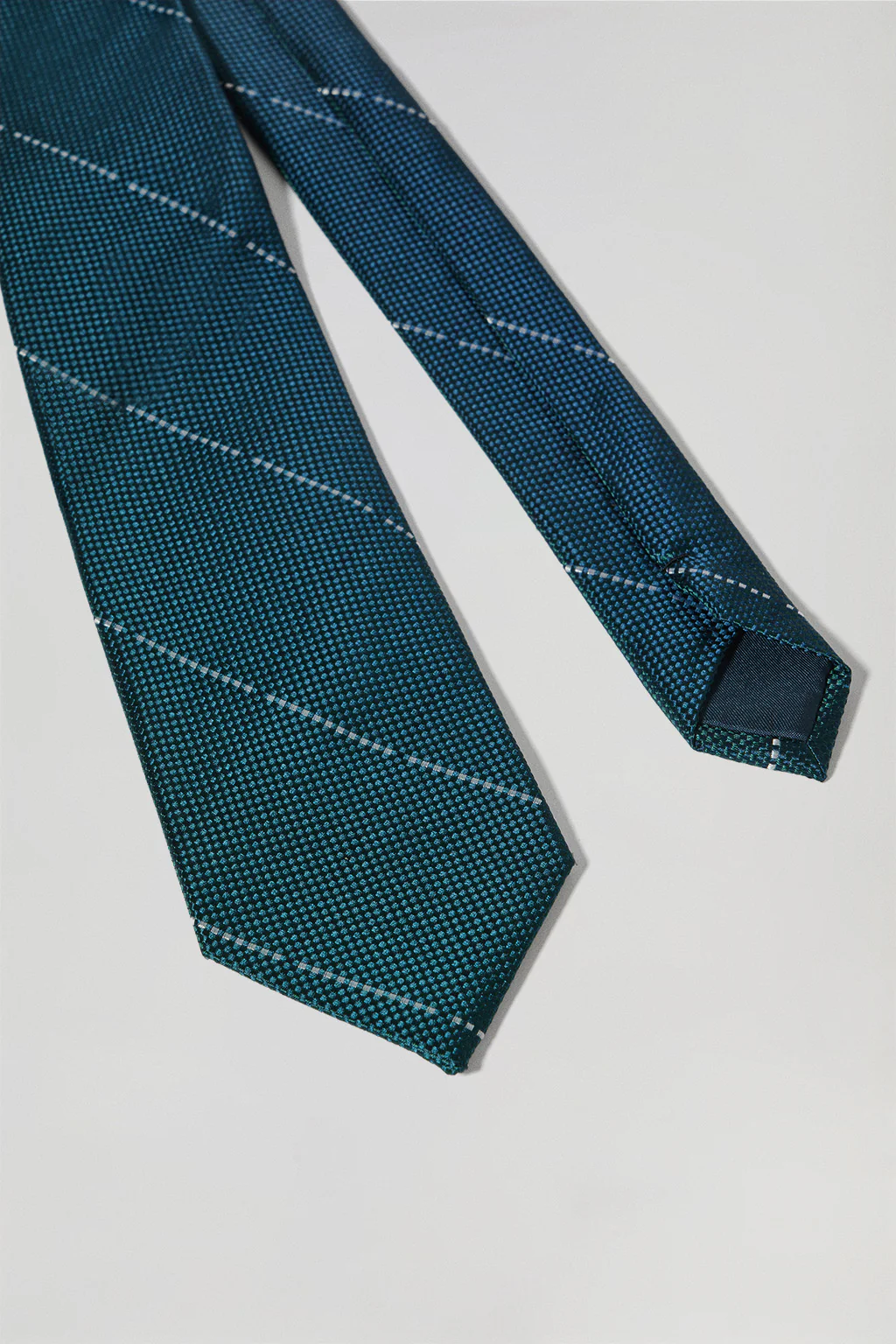 Corbata de seda diseño en rombo con logotipo Polo Club - Image 6