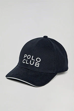 Gorra azul marino con parche engomado block Polo Club - Image 6