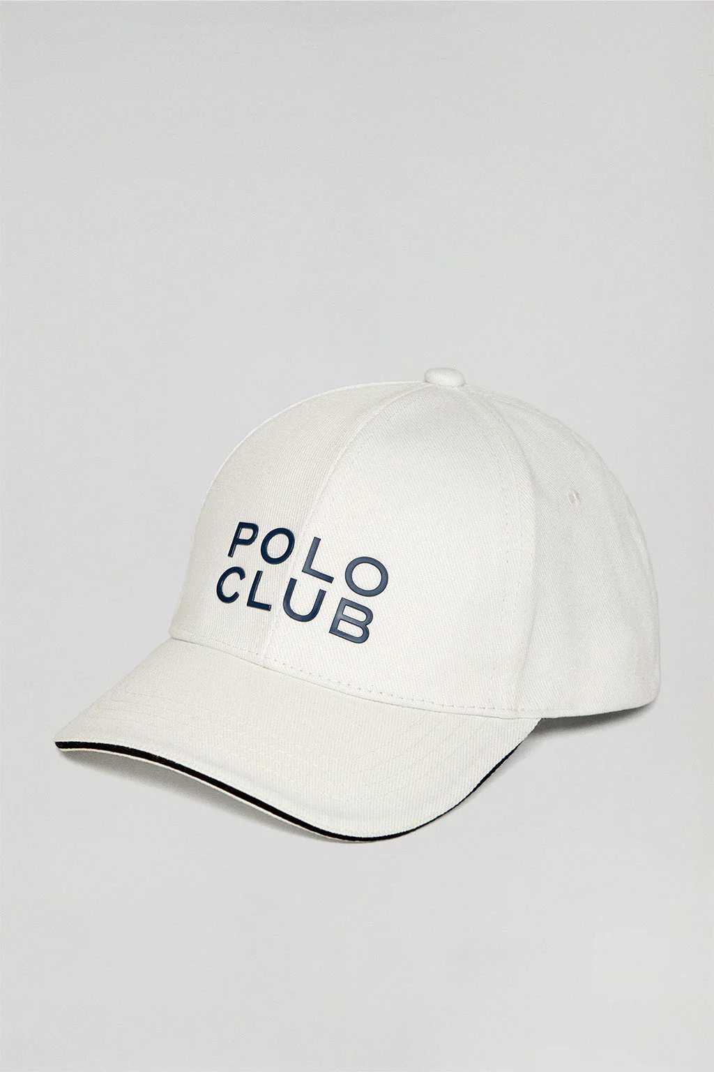 Gorra blanca con parche engomado block Polo Club - Image 5