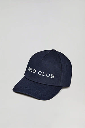 Gorra infantil azul marino con logo y bordado  Polo Club - Image 5