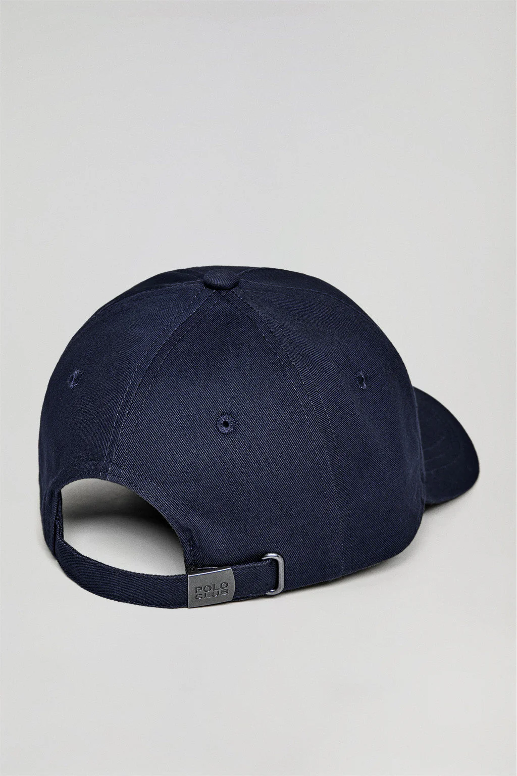 Gorra azul marino con logo engomado y print Polo Club - Image 3