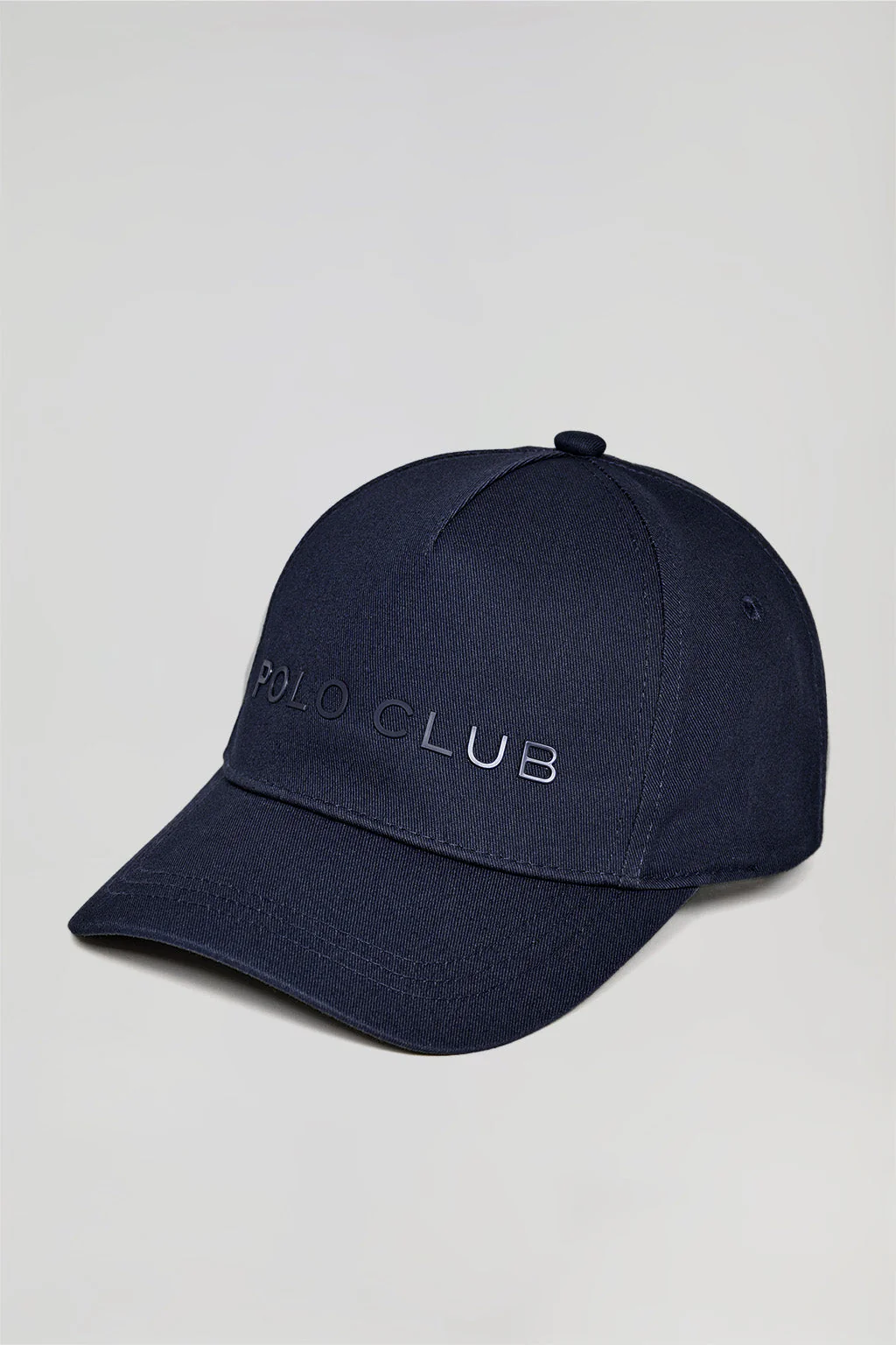 Gorra azul marino con logo engomado y print Polo Club - Image 5