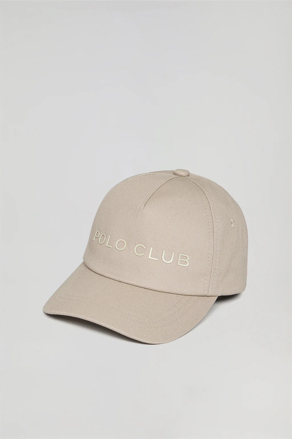 Gorra infantil beige con logo y bordado  Polo Club - Image 5
