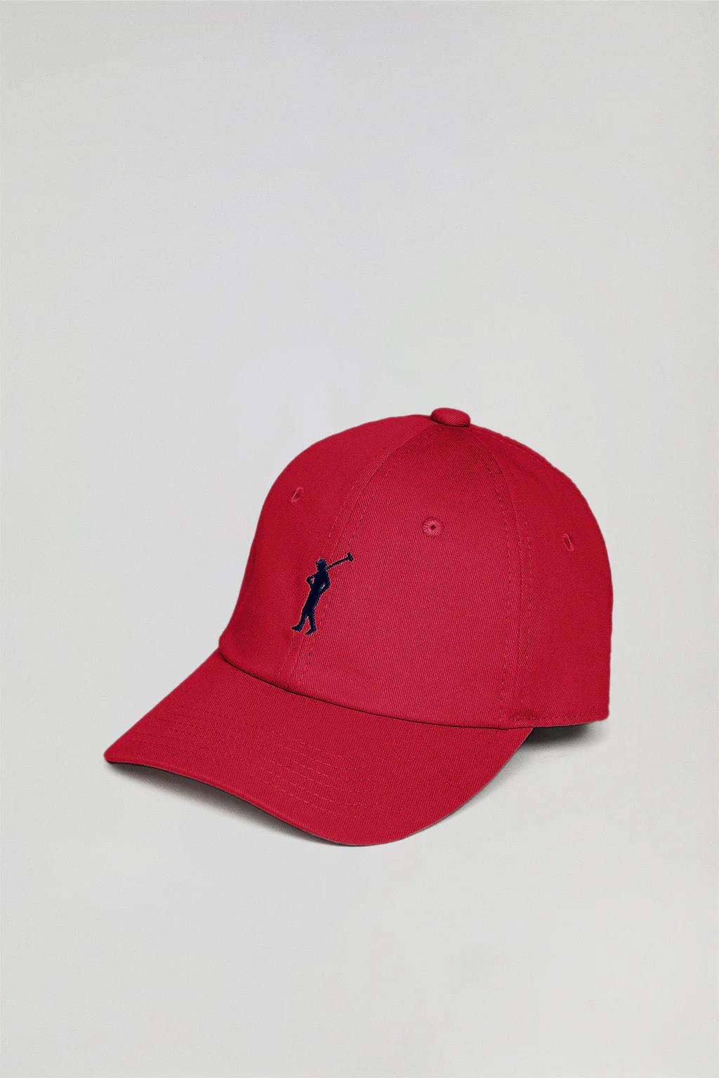 Gorra infantil roja con logo bordado Rigby Go - Image 6