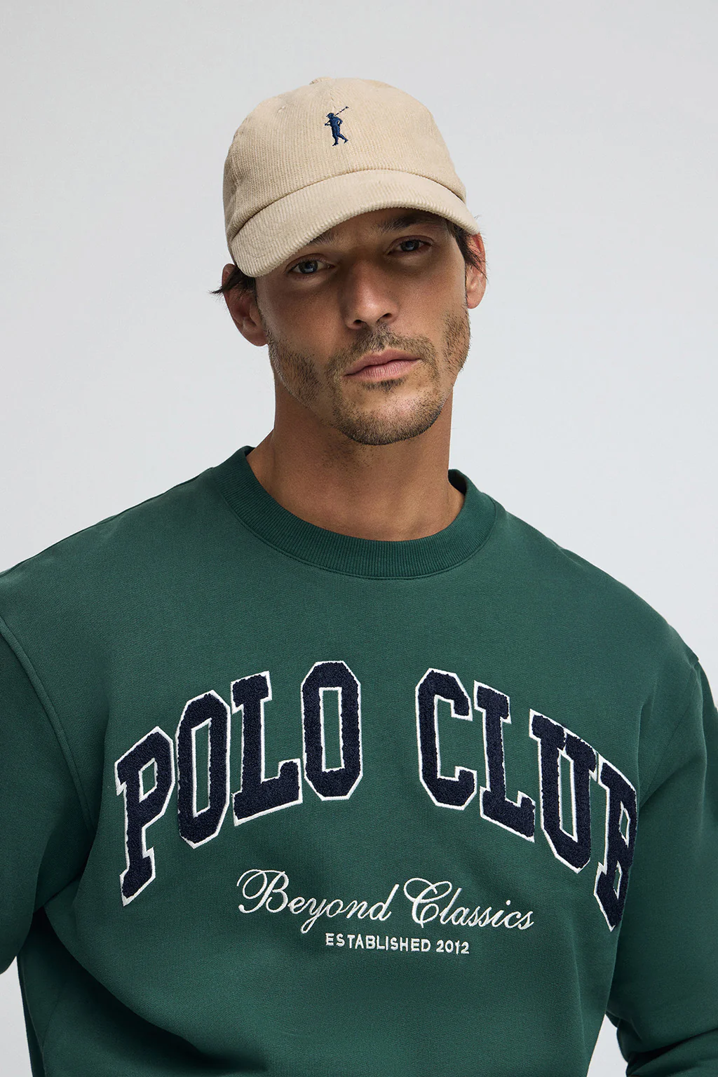 Gorra beige con detalles Polo Club - Image 3