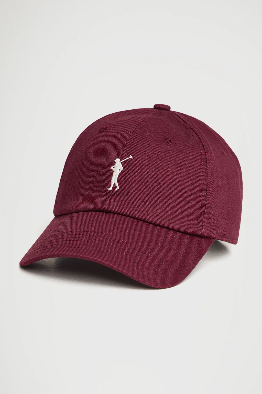 Gorra granate de seis paneles con logo Rigby Go - Image 5