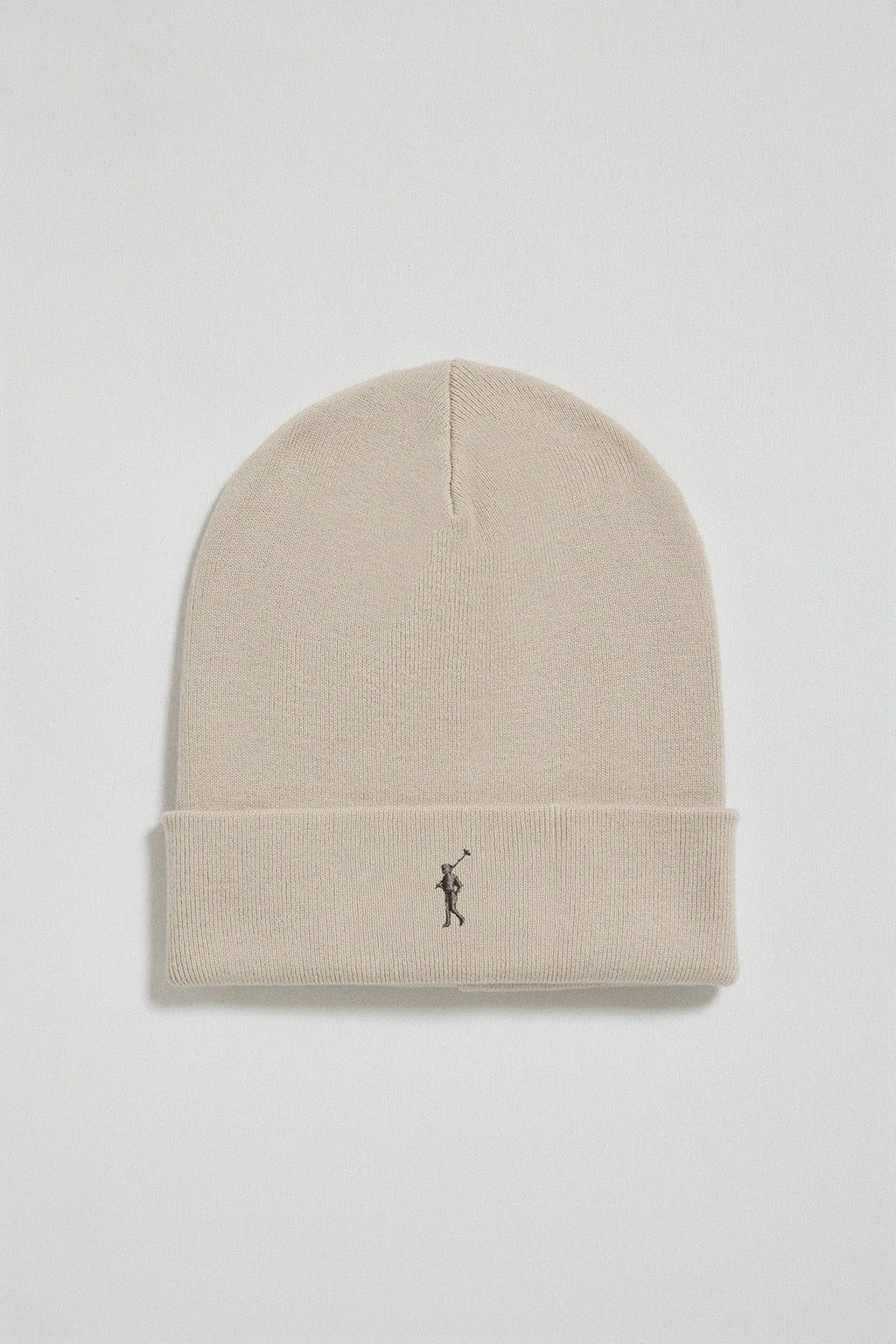 Gorro Vinny beige con logo bordado Rigby Go - Image 4