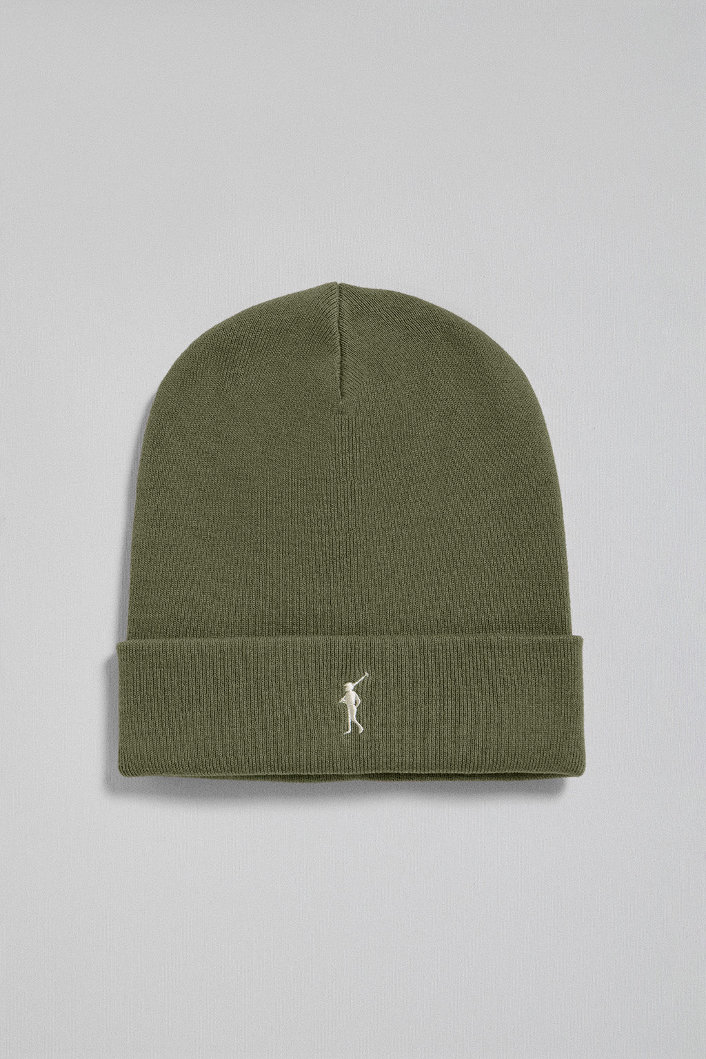 Gorro Vinny verde militar con logo bordado Rigby Go
