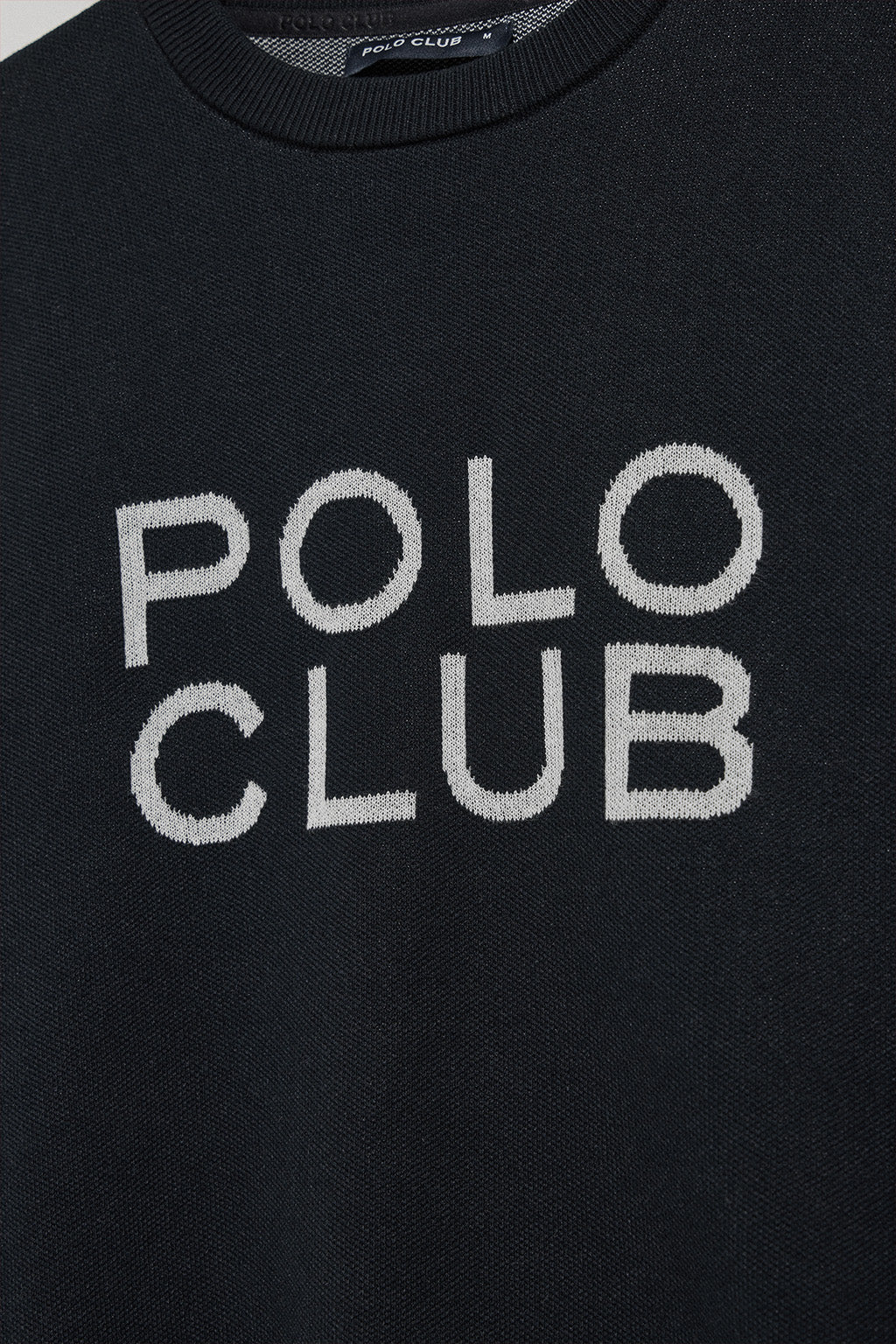 Jersey Axel de punto azul marino con logo en el pecho Polo Club - Image 9
