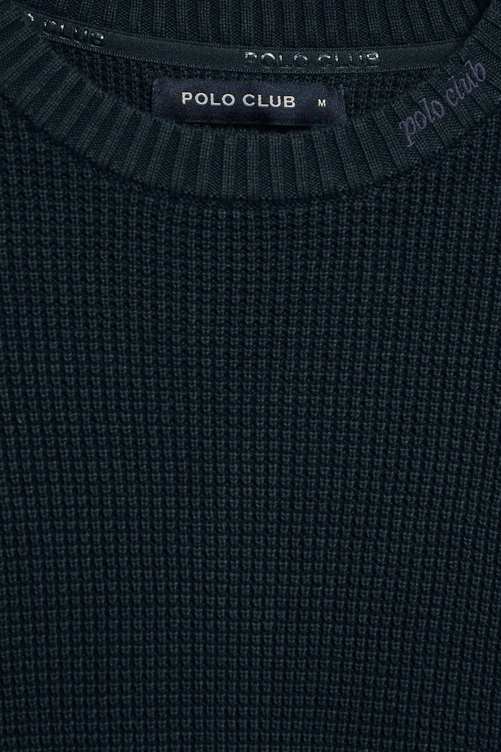 Jersey azul marino de punto Biel de cuello redondo y detalle bordado Polo Club - Image 10