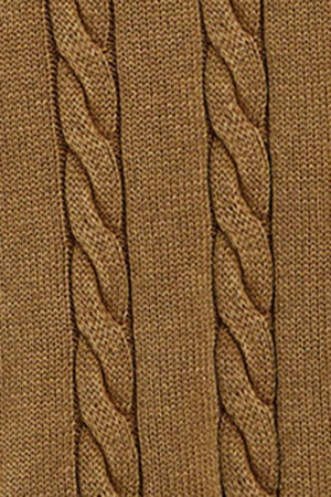 Jersey color camel trenzado garment dye con logo bordado - Image 10