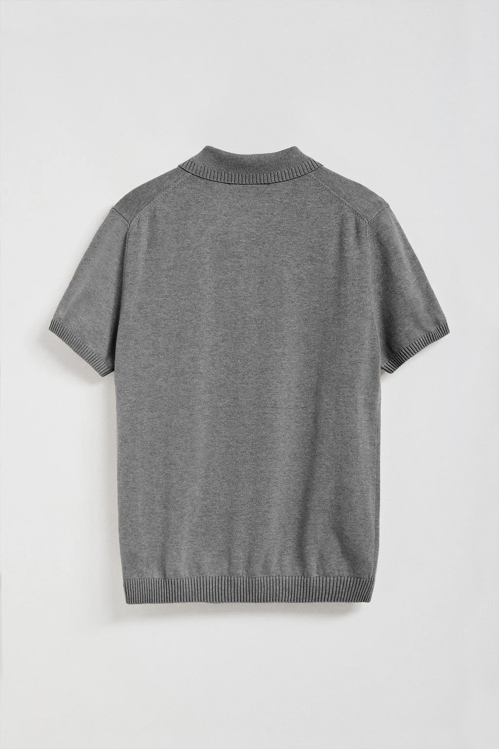 Polo de punto gris vigoré de manga corta y logo Polo Club - Image 10