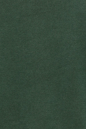 Jersey verde esmeralda de media cremallera garment dye con logo bordado - Image 10